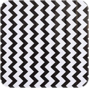 MixMamas Tafelzeil Zigzag - 120 x 270 cm - Zwart/Wit
