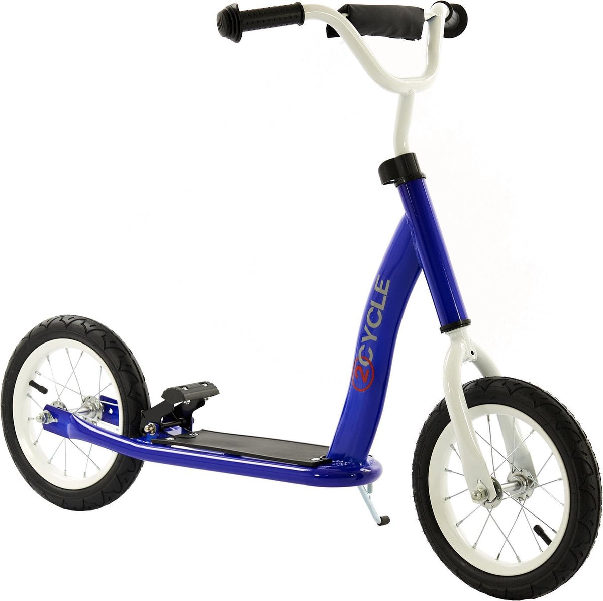 2Cycle Step - Luchtbanden - 12 inch - Blauw - Autoped - Scooter