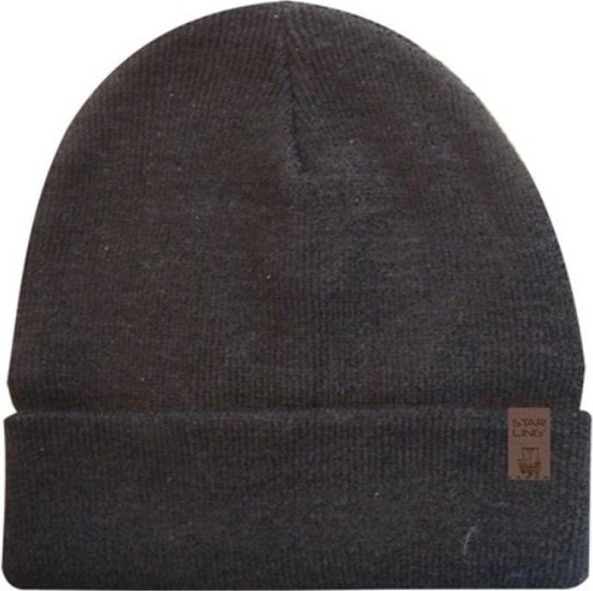 Wintermuts - Muts - Volwassenen - One Size - Grijs / Antraciet - Gevoerd - Thinsulate