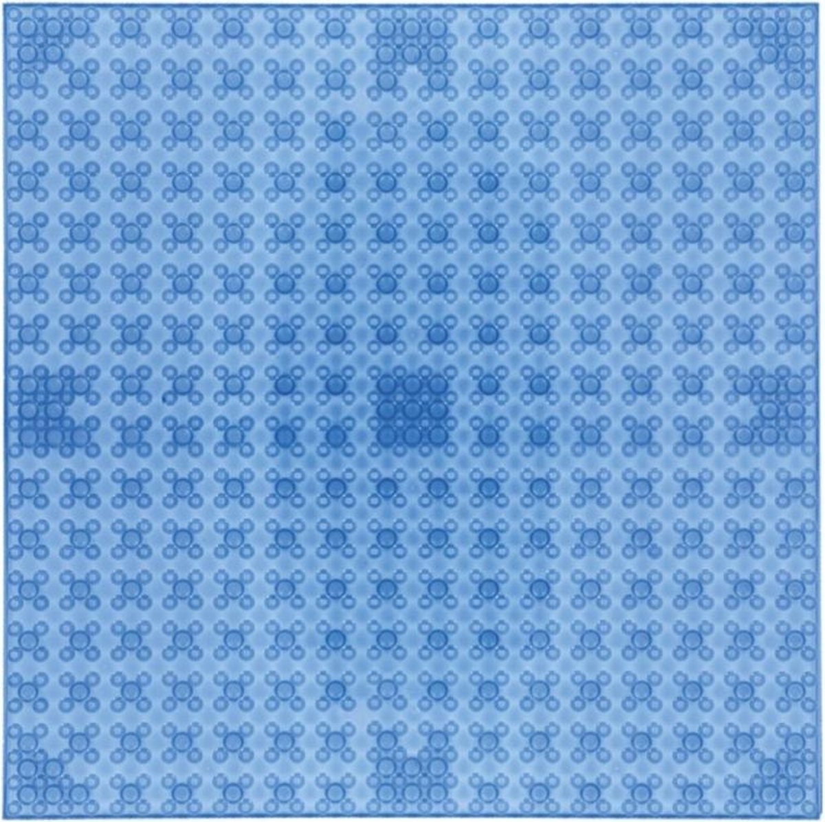 Strictly BRIKS LBP32TTB Bouwplaat 32x32 Transparant Blauw
