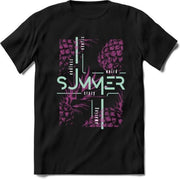 Crazy Summer | TSK Studio Zomer Kleding  T-Shirt | Roze | Heren / Dames | Perfect Strand Shirt Verjaardag Cadeau