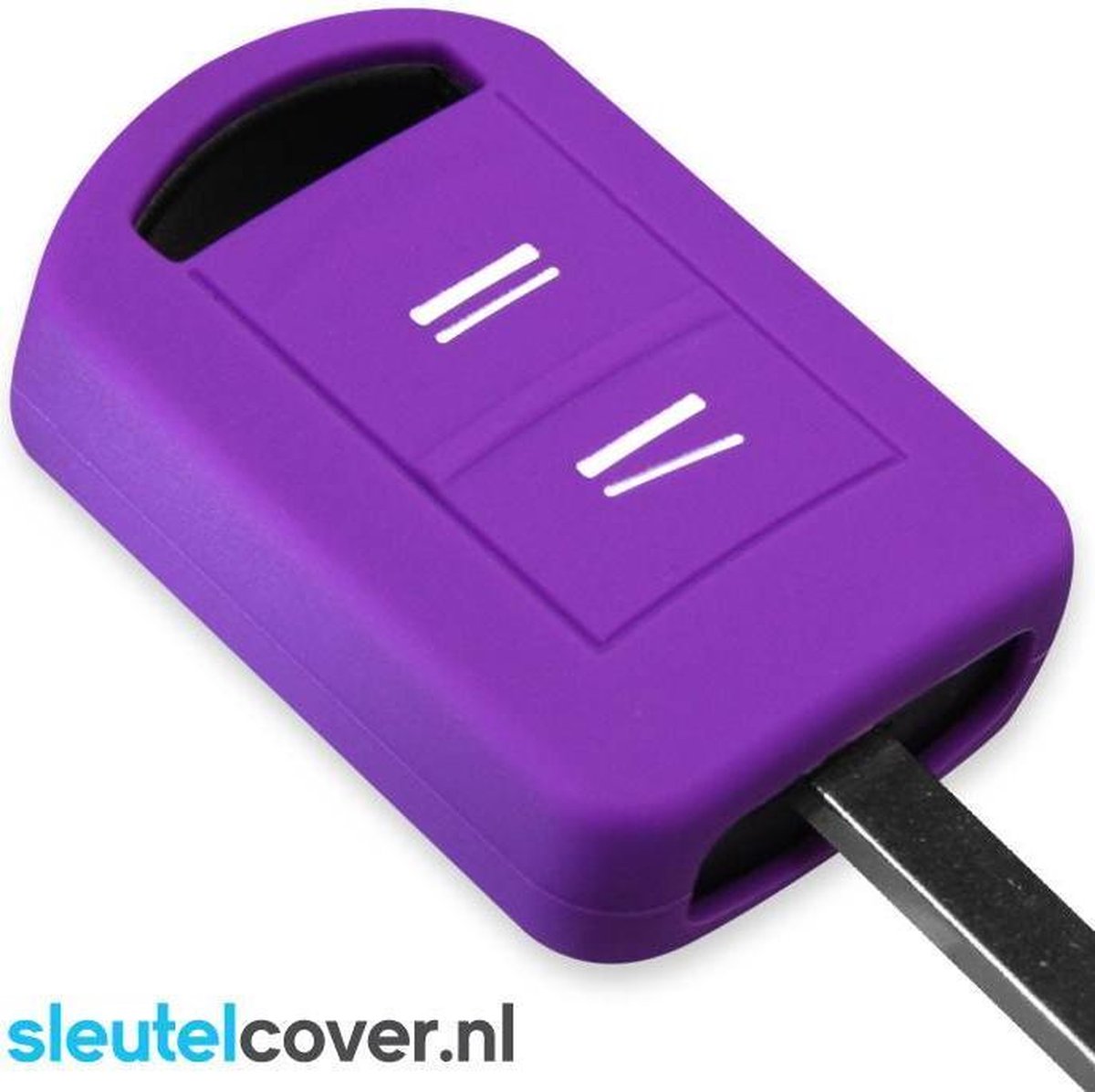 Opel SleutelCover - Paars / Silicone sleutelhoesje / beschermhoesje autosleutel
