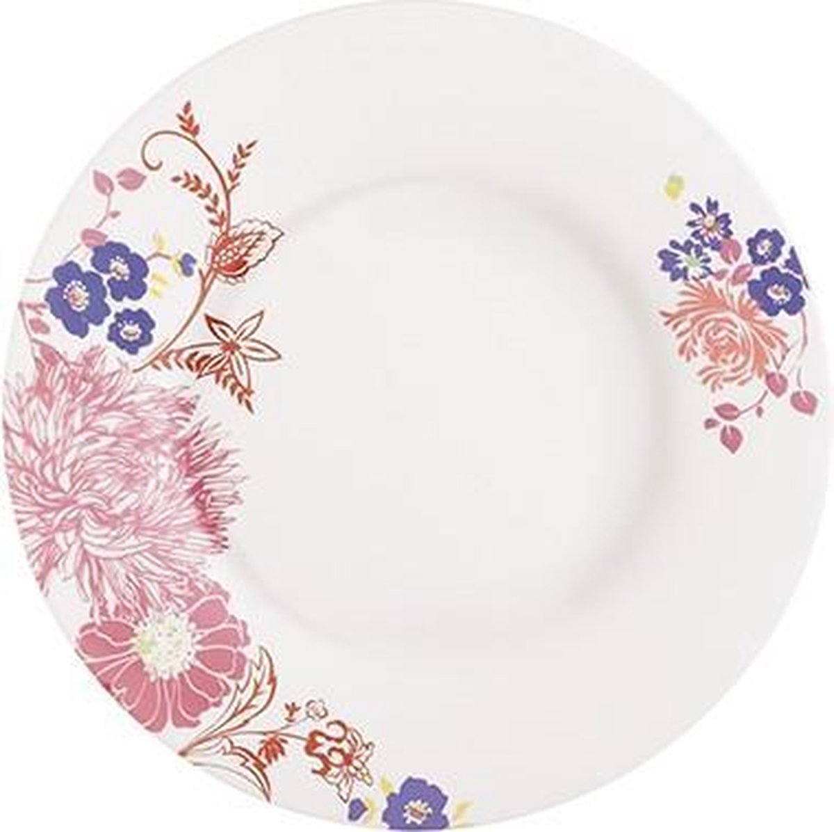 Coven Garden Alys Dinerbord met Bloemenprint - Plat - Ø 28 cm