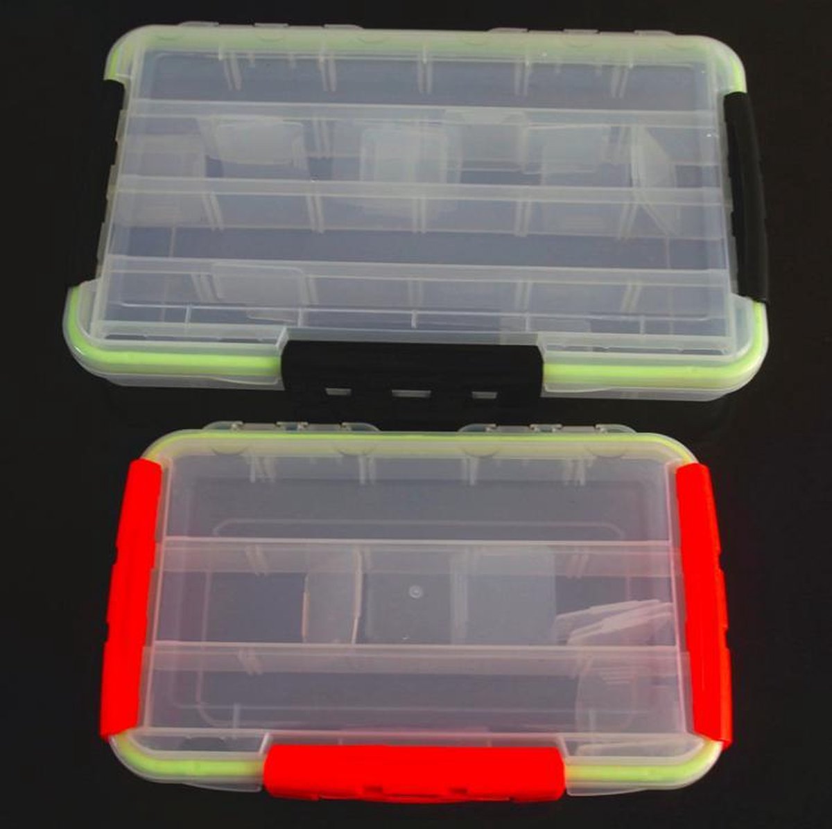 MIRO Viskoffer Tacklebox 2 Stuks Organizer Klein en Groot