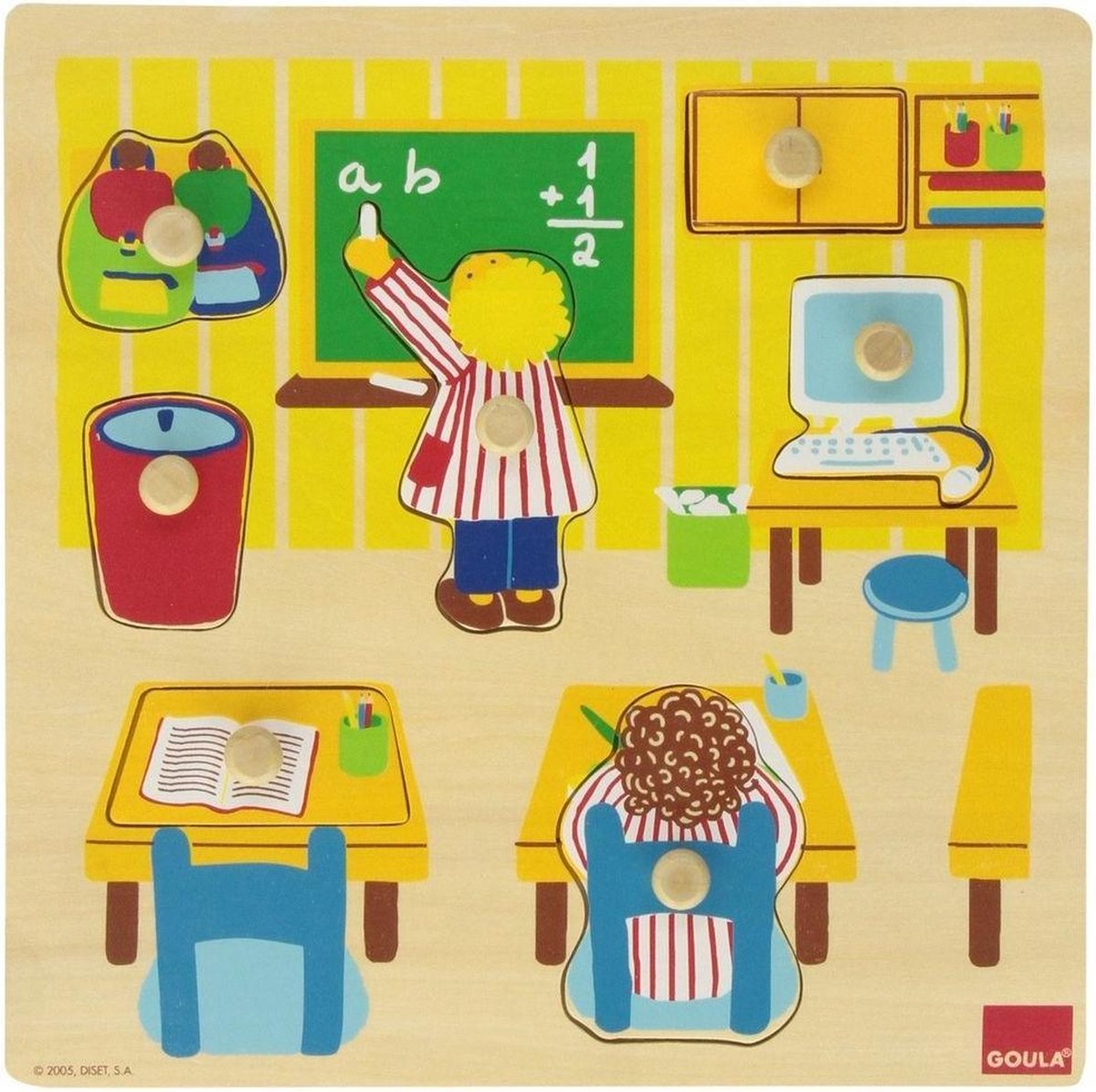 Houten Puzzel School