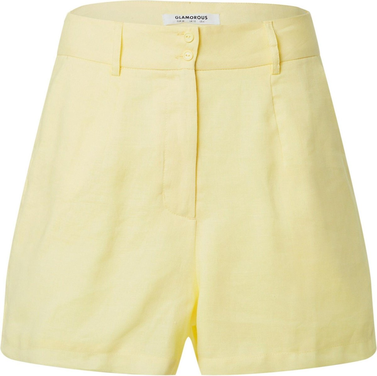 Glamorous broek Lichtgeel-12 (40)