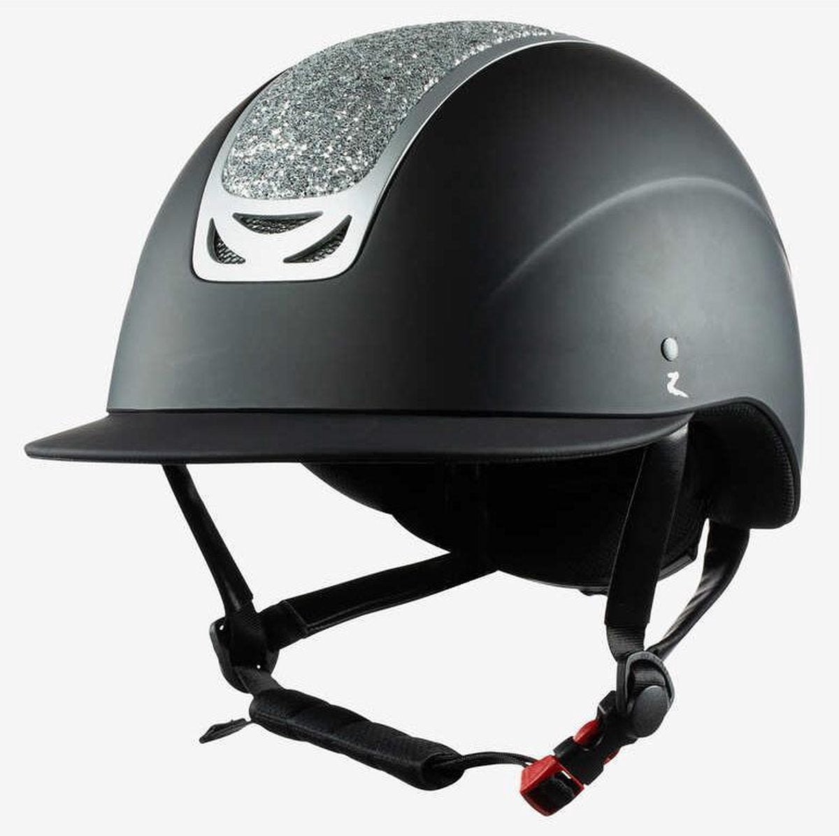 Horze cap Apex zwart/zilver 55-57