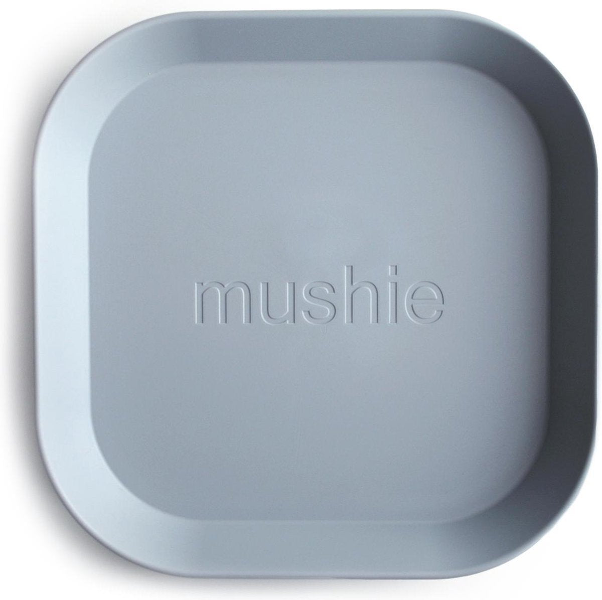 Mushie bord vierkant cloud - set van 2 Grijs