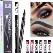 LULAA Microblade Pen - Watervaste Wenkbrauwpen - DONKERBRUIN - Waterproof Tattoo Pen - make up - Microblading - Eyebrow