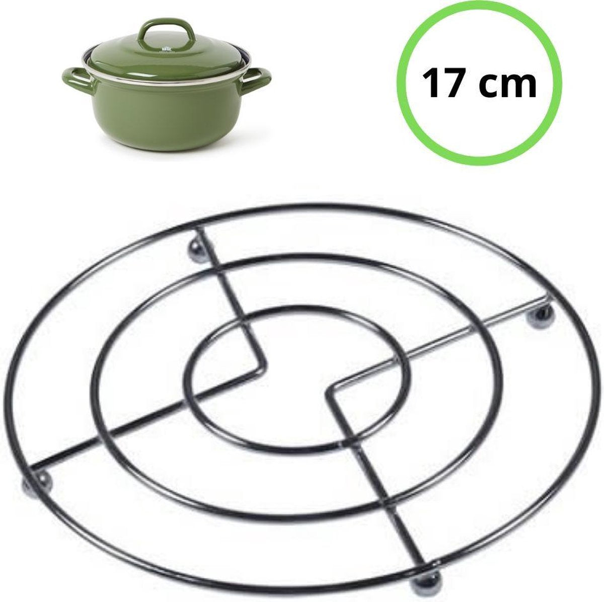 DirectSupply Onderzetter - 17 centimeter - Onderzetters pannen