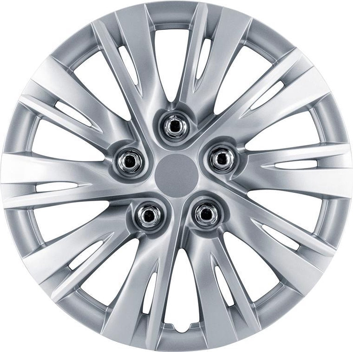 Autostyle Wieldoppen 14 inch Ohio Zilver - ABS