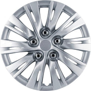 Autostyle Wieldoppen 14 inch Ohio Zilver - ABS