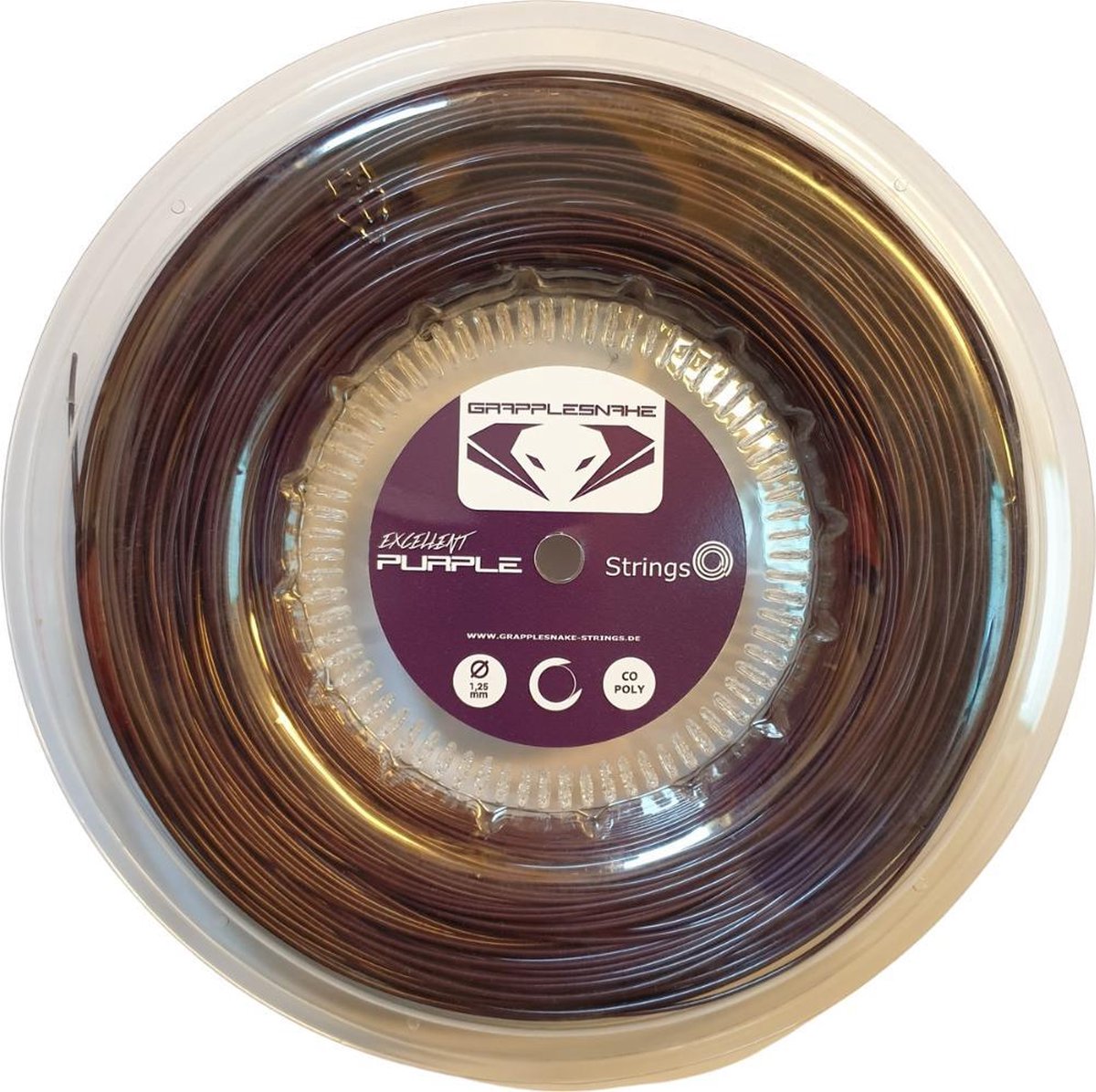 Grapplesnake Excellent Purple - 1.25 - Rol 200m - Tennissnaar