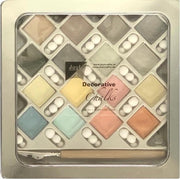 Joy!Crafts Decorative Chalks Bright Art met een opbrengstokje en pompons / Krijt / 16 heldere kleuren.