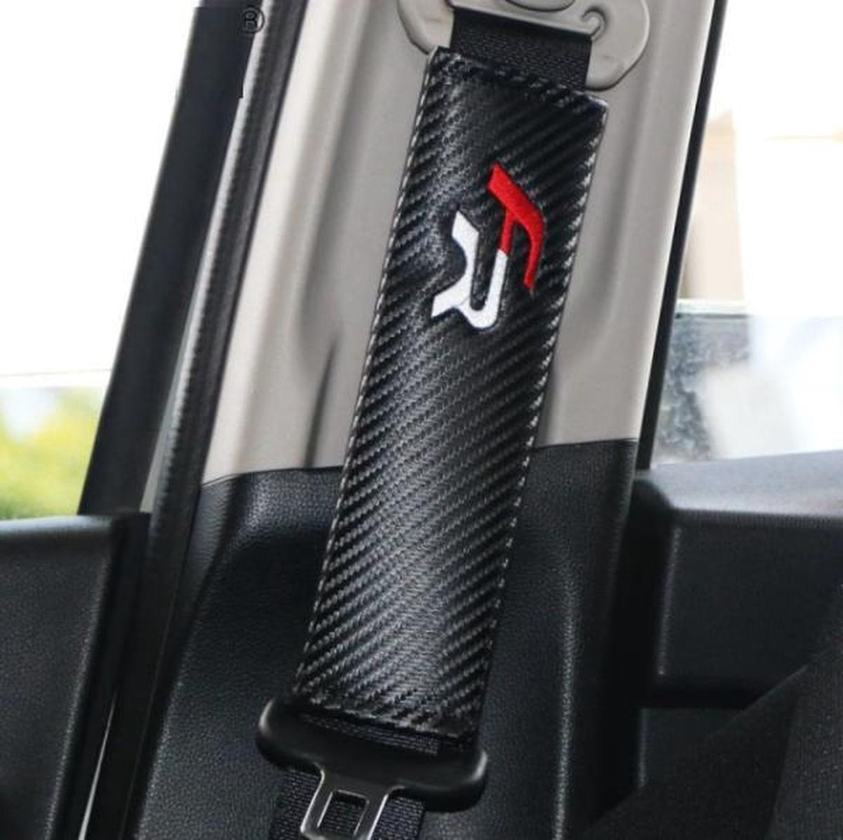 Gordelhoezen Seat FR - Schouderbeschermers - Ibiza - Leon - Logo - 2 stuks!