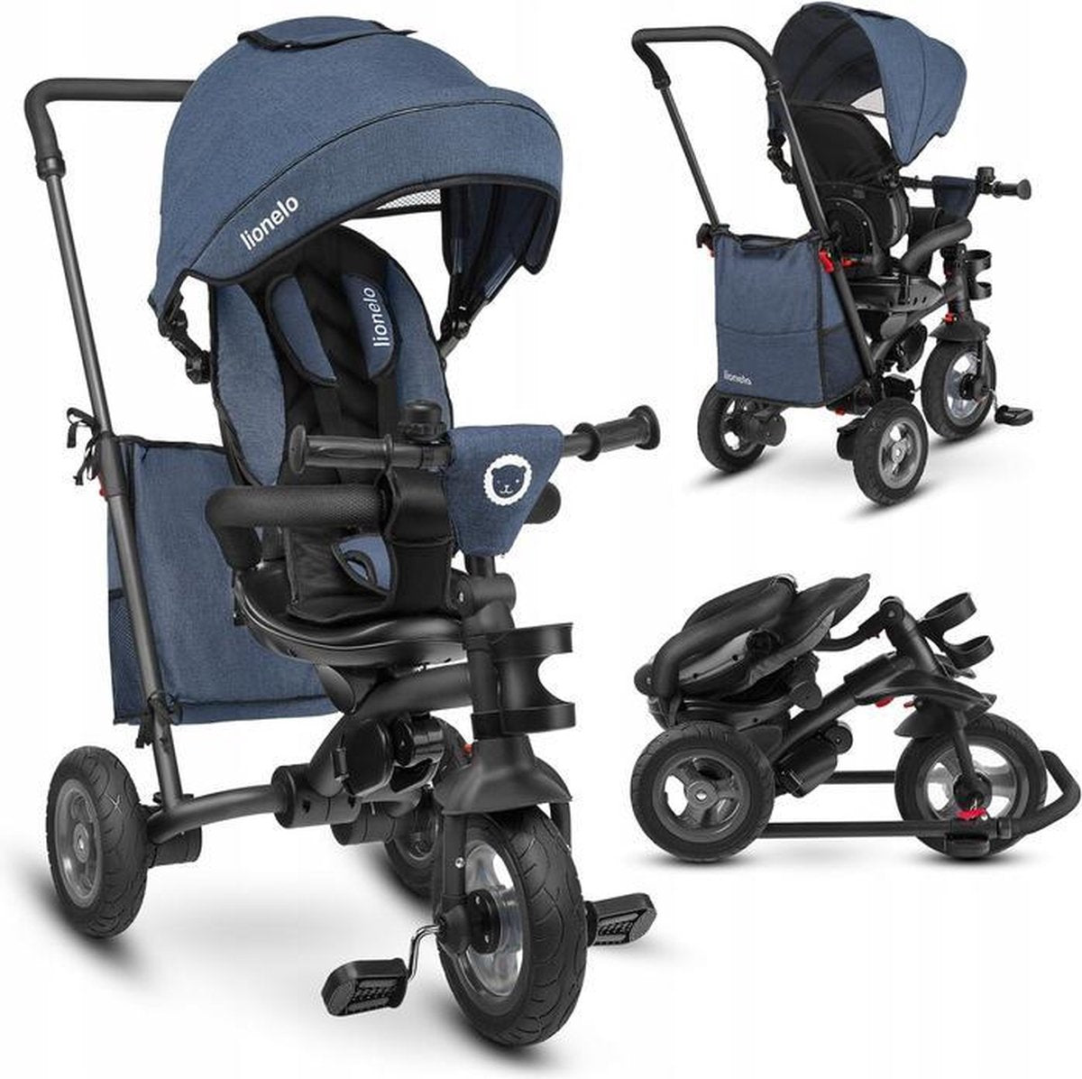 Lionelo Tris - 2 in 1 driewieler - Jeans