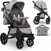 Lionelo Annet Tour luxe kinderwagen - Betongrijs