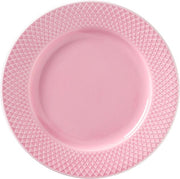 Lyngby Porcelain Rhombe Color plat bord 21cm roze