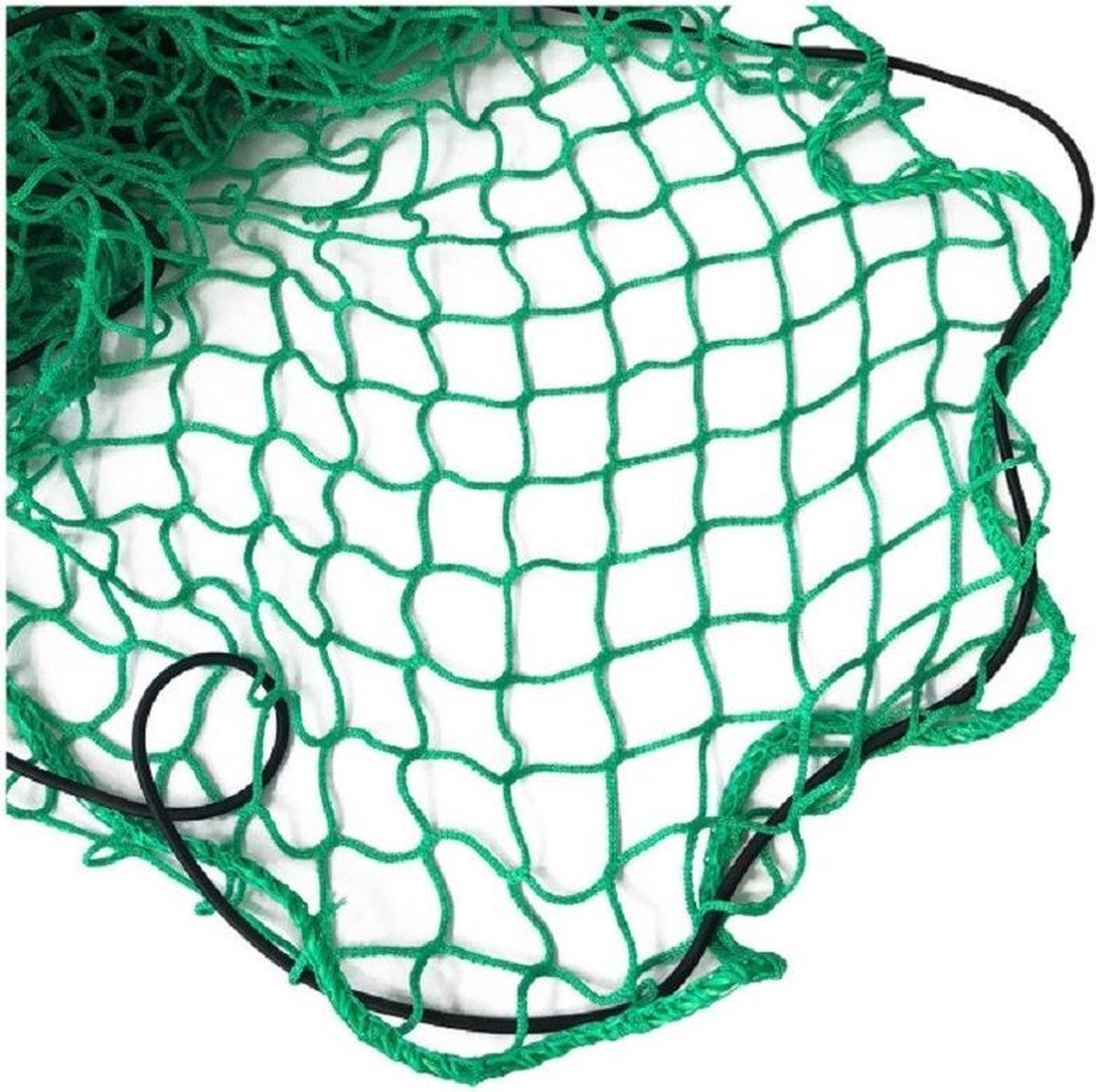 Aanhanger net met elastiek groen 300 x 160 cm - Vakantie/outdoor/klus benodigdheden - Aanhanger netten