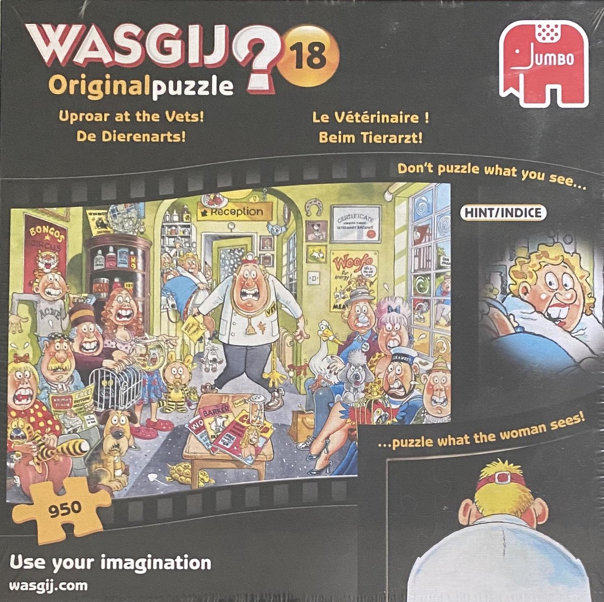 Wasgij Original 18 De Dierenarts! puzzel - 950 stukjes