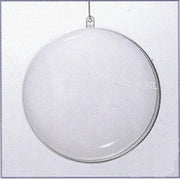Plastic bal 2-delig 12cm-Transparant - Deelbaar