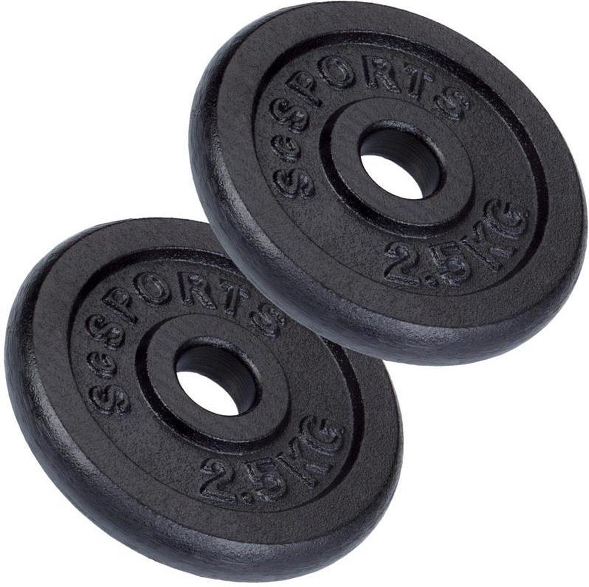 ScSPORTS® Halterschijven set 5 kg - 2 x 2