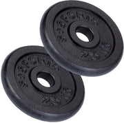 ScSPORTS® Halterschijven set 5 kg - 2 x 2
