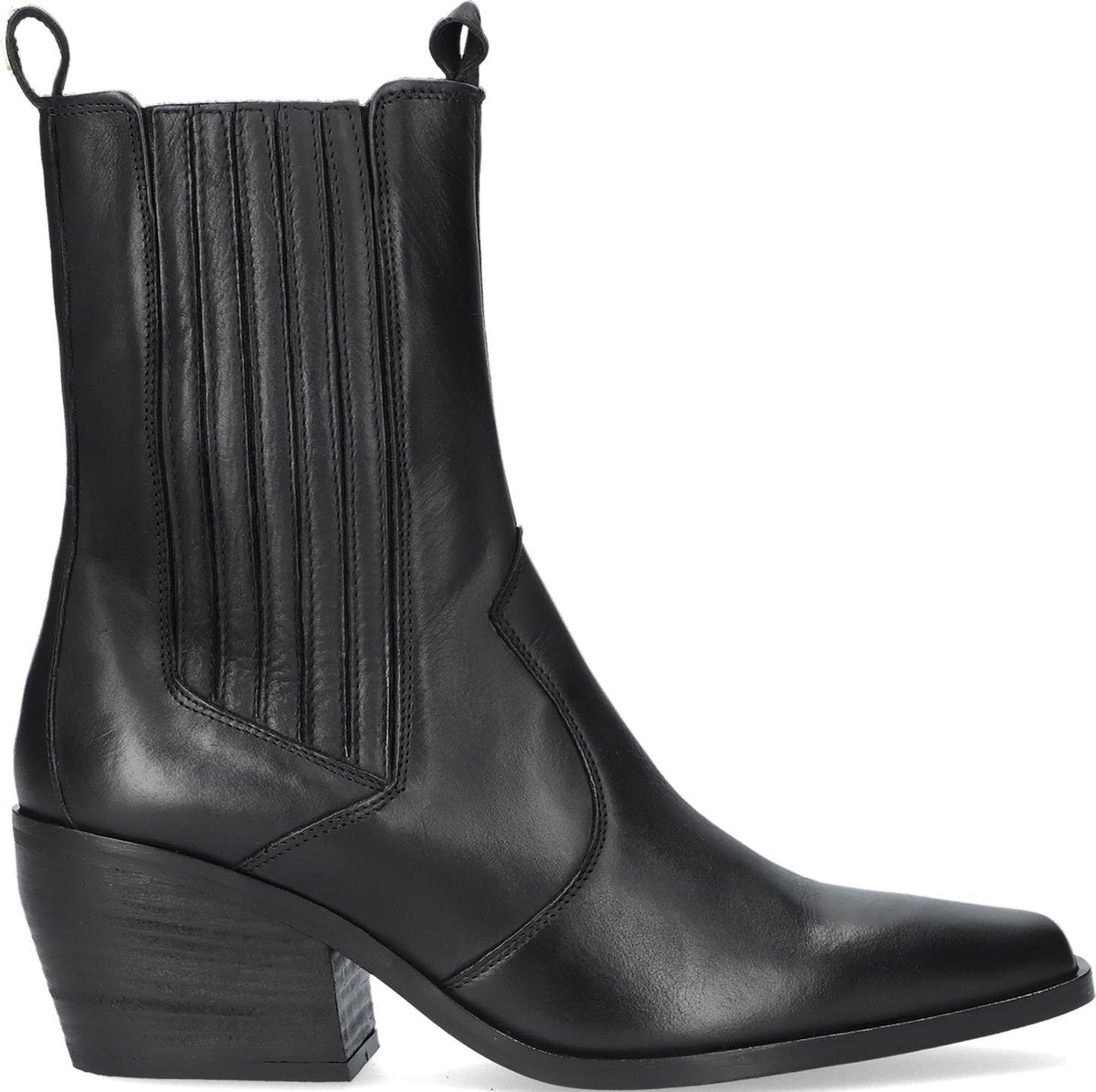 Notre-V Al335 Enkellaarsjes - Enkelboots - Dames - Zwart - Maat 38