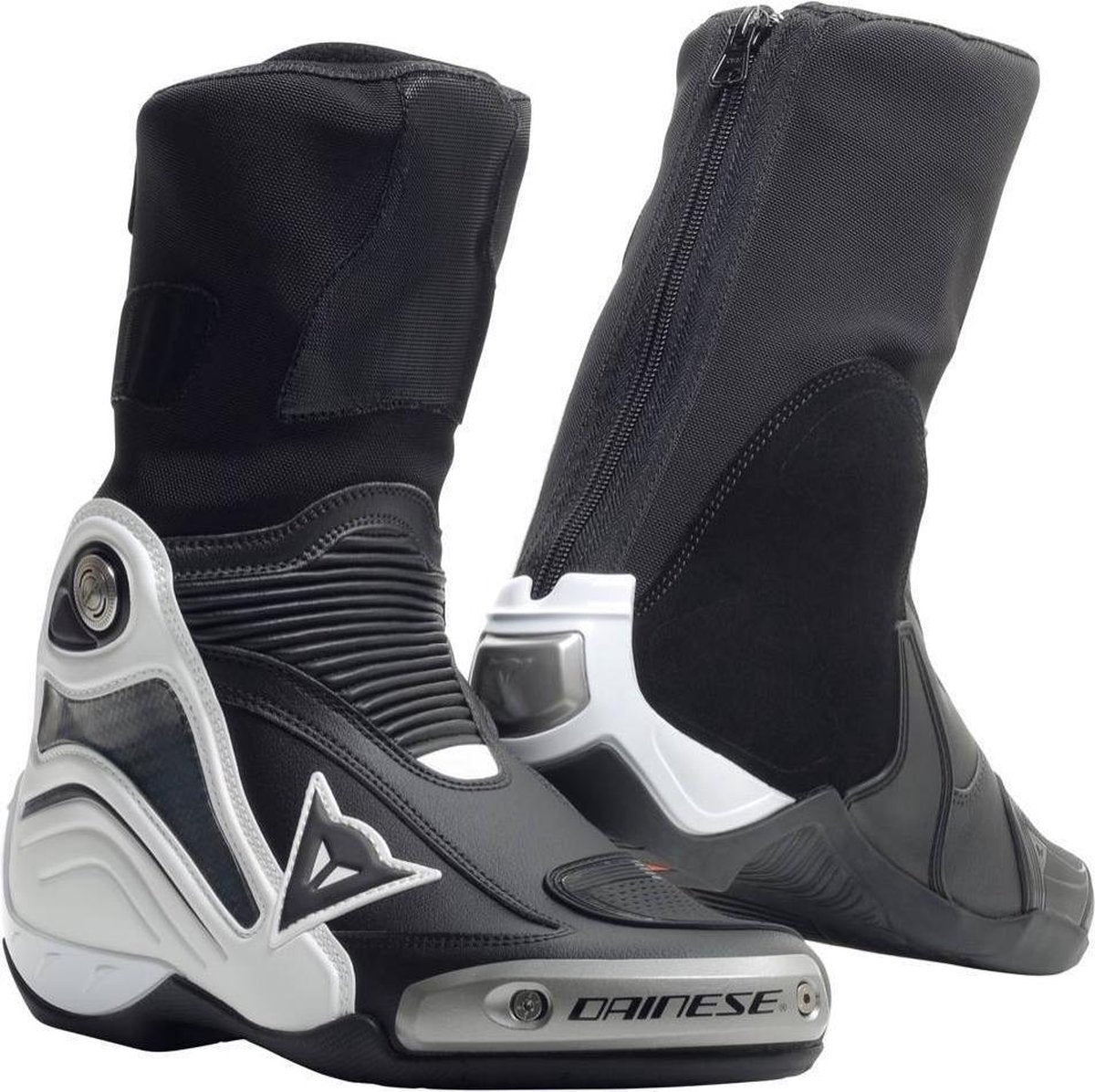 DAINESE AXIAL D1 ZWART WIT LAVA ROOD MOTORLAARZEN 42