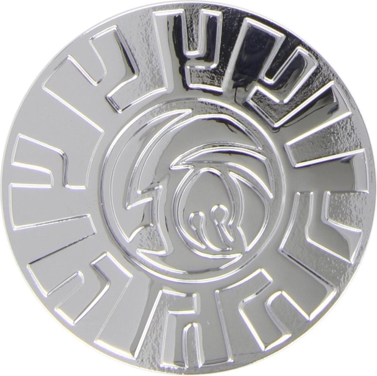 Race Sport Embleem Tribal Chroom 55 Mm Per Stuk