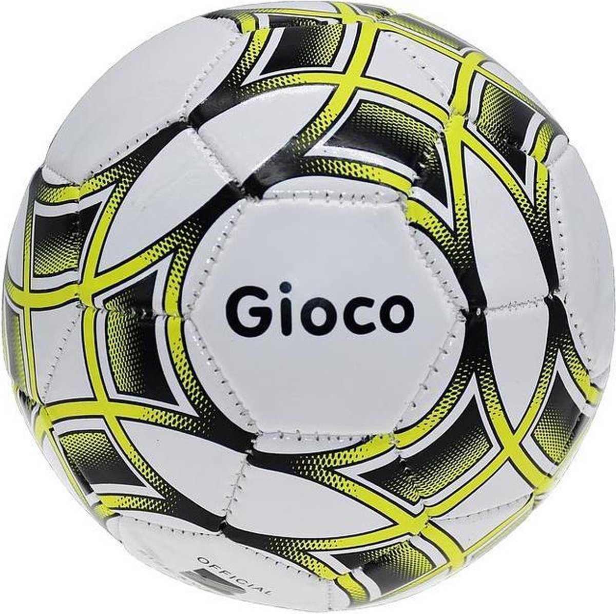 Reydon Voetbal Gioco Junior Pvc Wit/geel/zwart Mt 5
