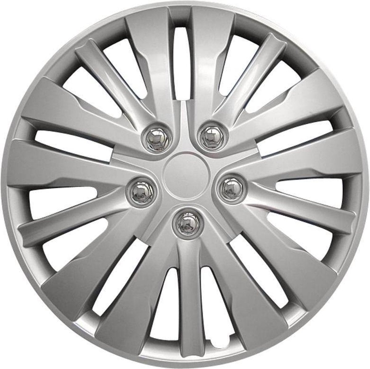Autostyle Wieldoppen 14 inch Washington Zilver - ABS