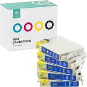 Sinji Inktcartridge voor Epson T0555 - Zwart & Kleur - Multipack -  Hoge capaciteit