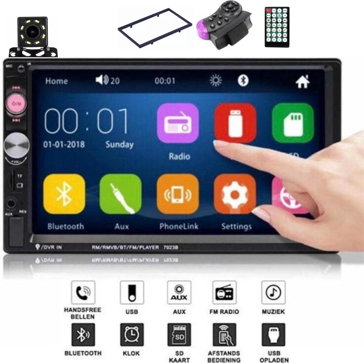 Universele Autoradio met Bluetooth
