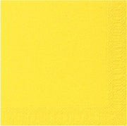 Duni Servetten Brilliant Yellow 3-laags 33x33  1 pakje van 20 servetten