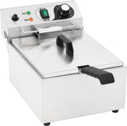 vidaXL Elektrische friteuse 3000 W 10 L roestvrij staal  VDXL_50743
