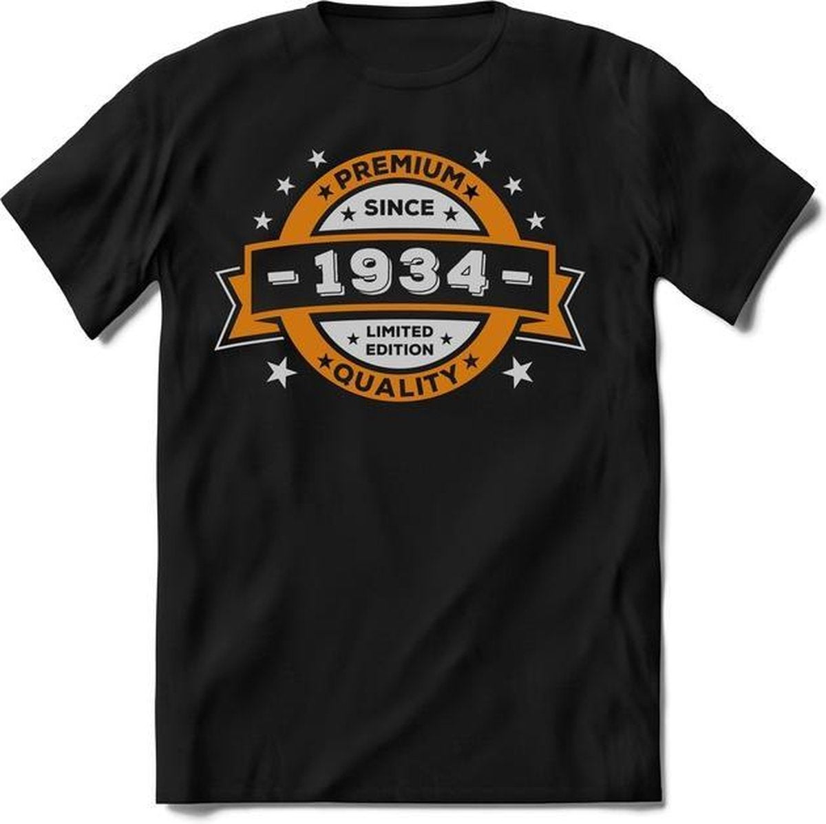 1934 Premium Quality | Feest Kado T-Shirt Heren - Dames | Goud - Zilver | Perfect Verjaardag Cadeau Shirt | Grappige Spreuken - Zinnen - Teksten |