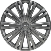 Autostyle Wieldoppen 16 inch Giga Gunmetal - ABS