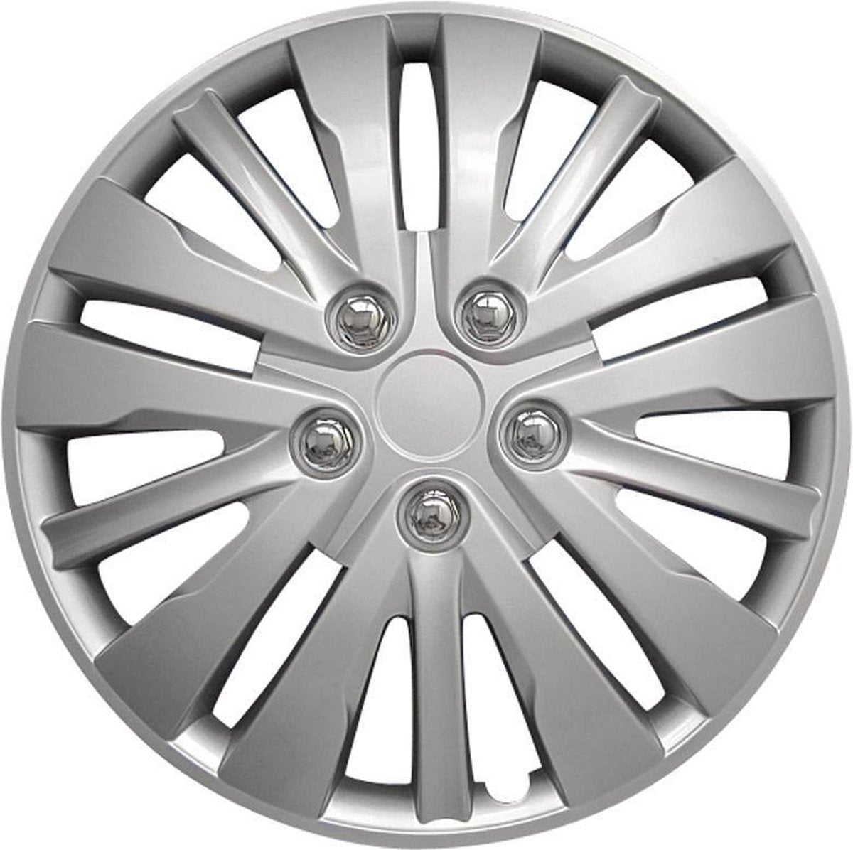 Autostyle Wieldoppen 16 inch Washington Zilver - ABS