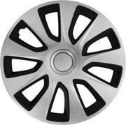 Car Plus Wieldoppen Washington 14 Inch Abs Zilver/zwart Set Van 4