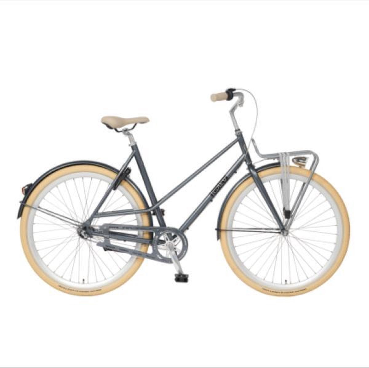 BSP Gaev Fiets NR3 - Dames - 28 inch - 51cm - Platina Grijs - Stadsfiets
