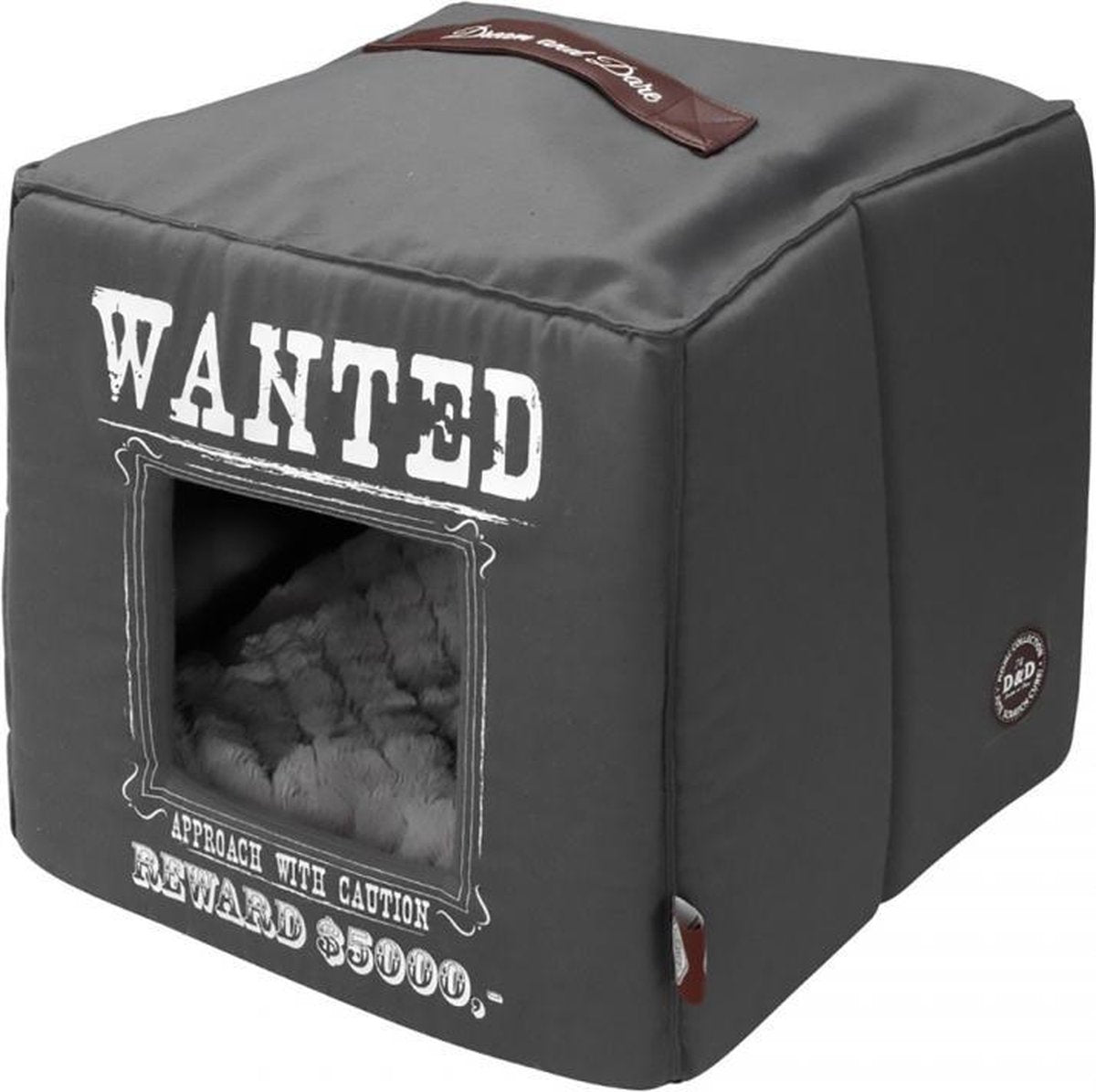 D&D Home collection wanted petcube Grijs 40x40x40CM