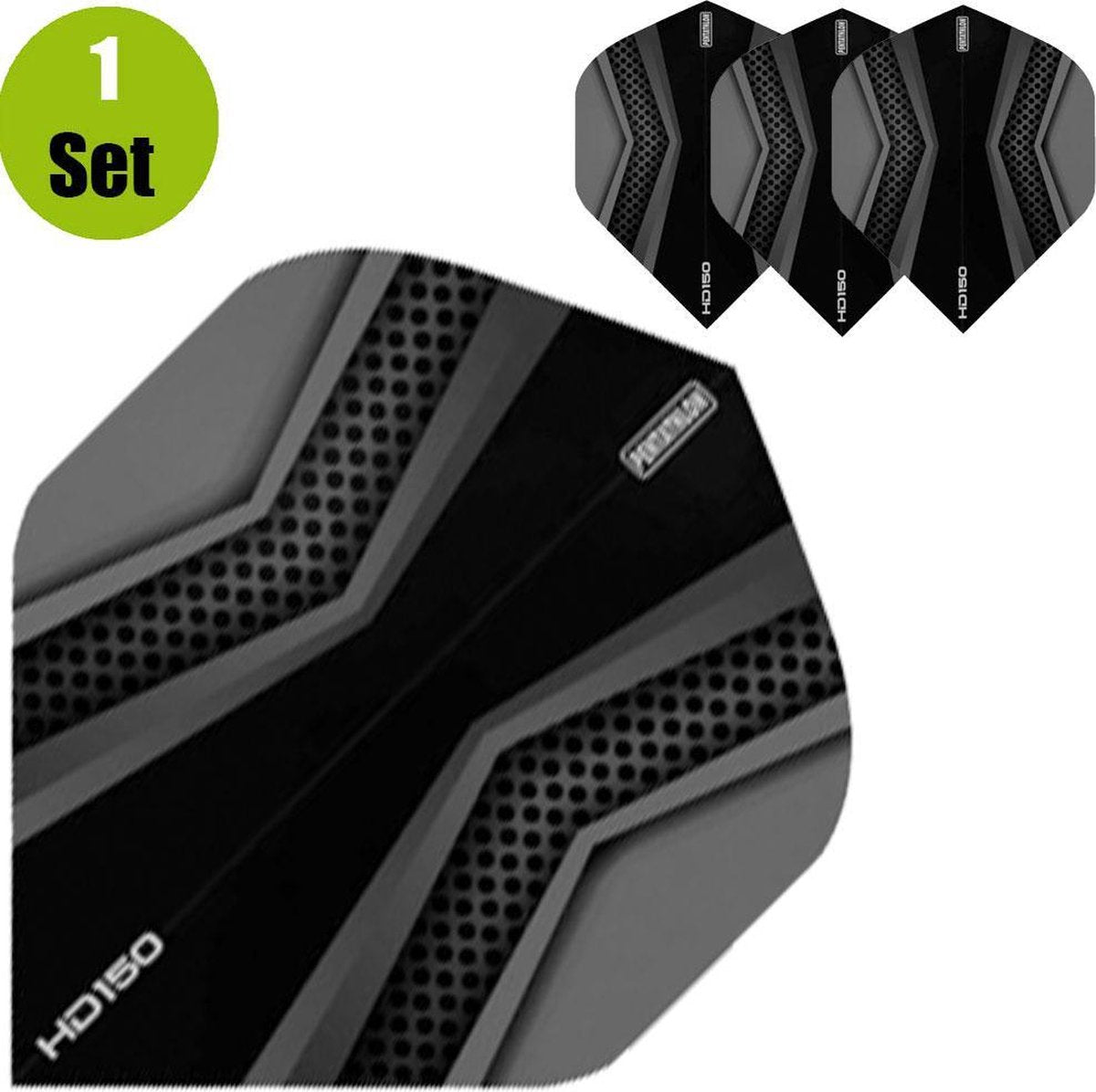 Pentathlon HD150 Dart Flights - Grijs- ()