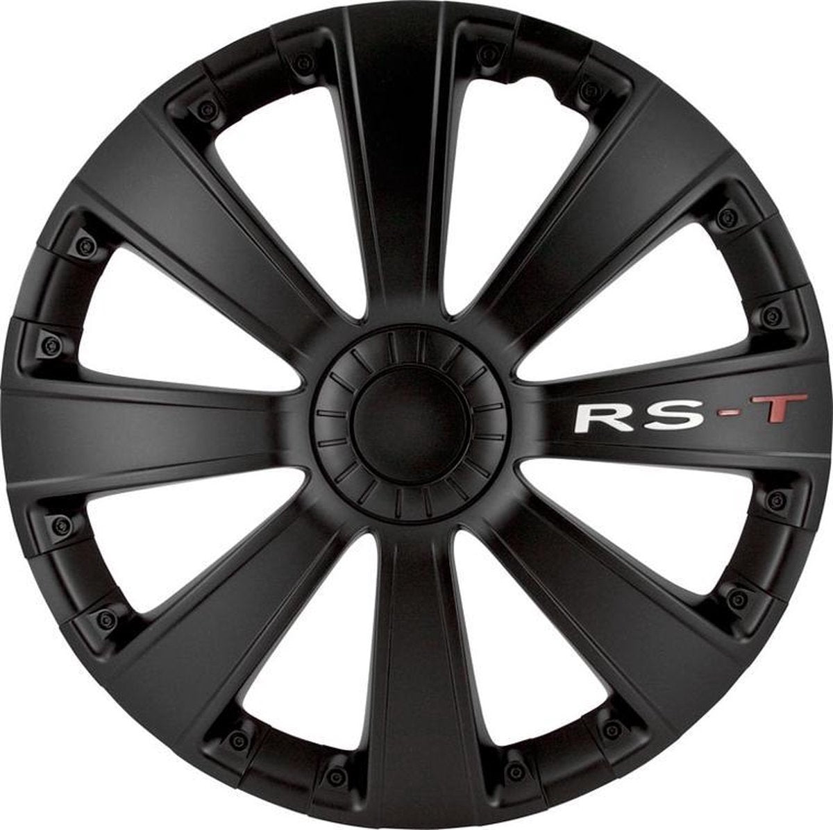 Autostyle Wieldoppen 13 inch RS-T Zwart - ABS