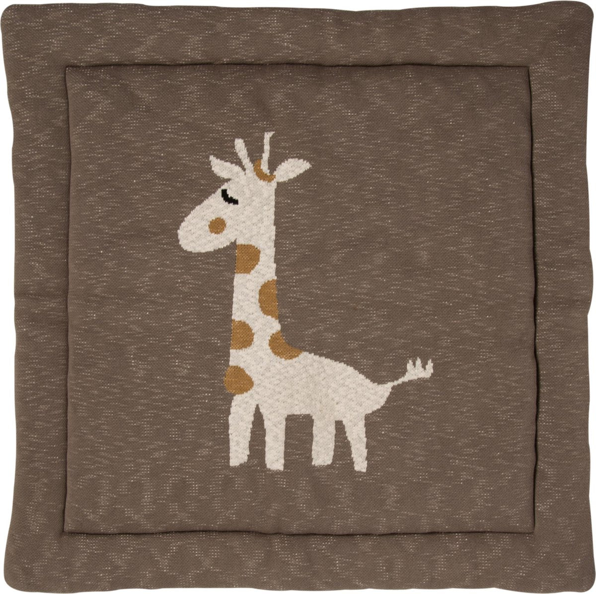 Quax Speelmat & Boxkleed Tricot Giraf - 100 cm x 100 cm