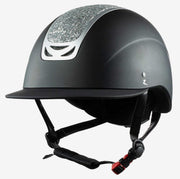 Horze cap Apex zwart/zilver 52-54