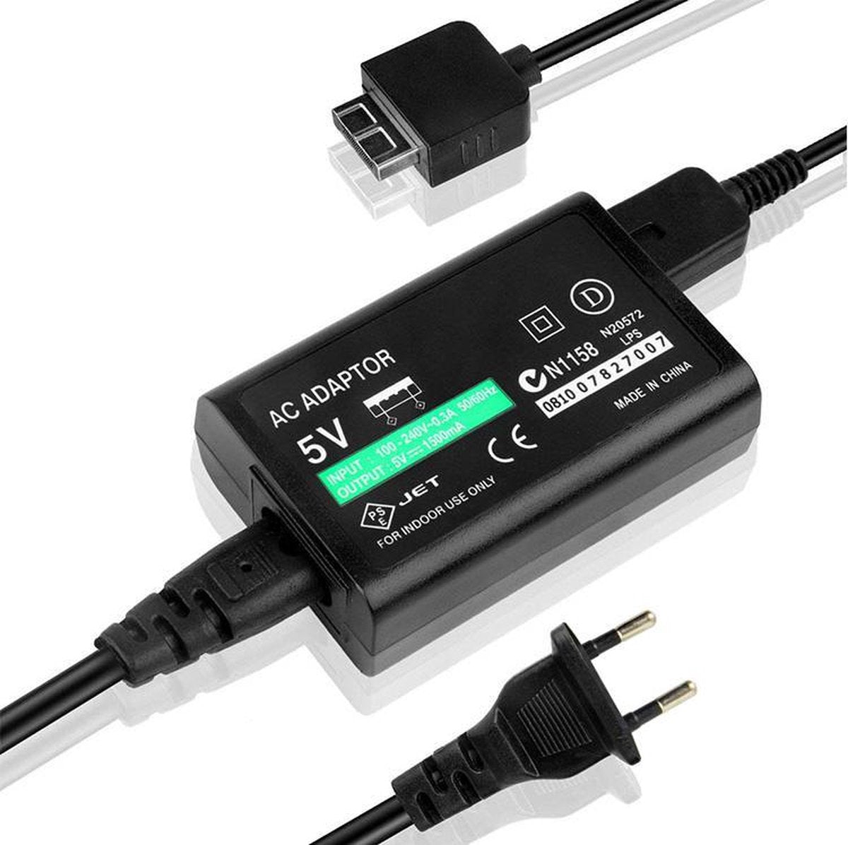 Thredo Stroomkabel Lader voor PS Vita - AC Adapter / Voedings Adapter