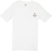 TOUT DES LOUS DAMES WIT T-SHIRT