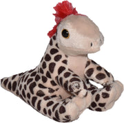 Wild Republic Knuffel Nhm Utahraptor 8 Cm Pluche Bruin