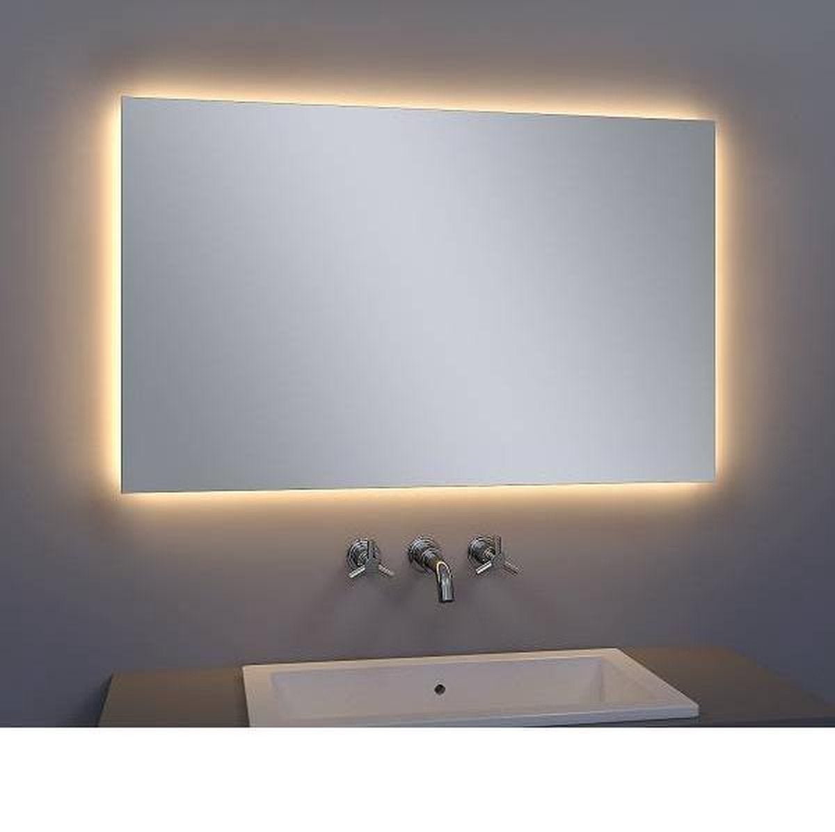Spiegel met led verlichting infrarood verwarming 60X100 580Watt Quality Heating